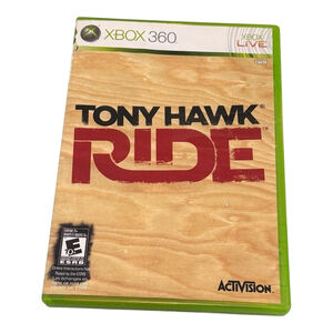 Tony Hawk Ride Xbox 360 Video Game Complete Case Manual Disc Activision Skateboa